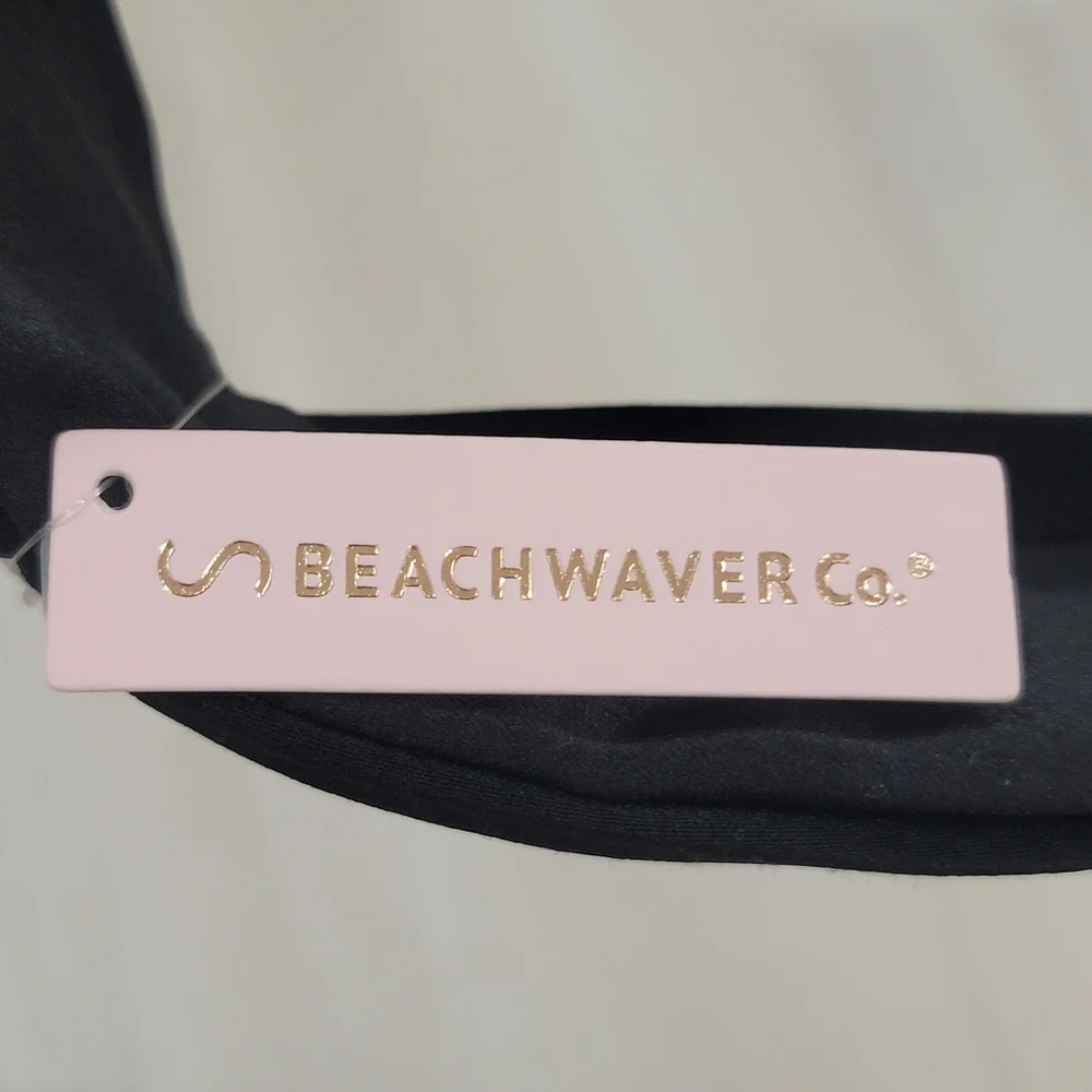 NEW THE BEACHWAVER CO. Black Knotted Headband